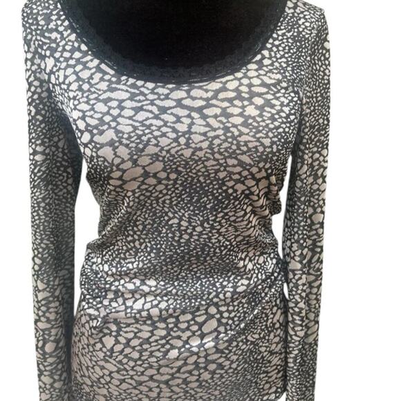 BKE, The Buckle, women’s size S cheetah print long sleeve top - Picture 1 of 7